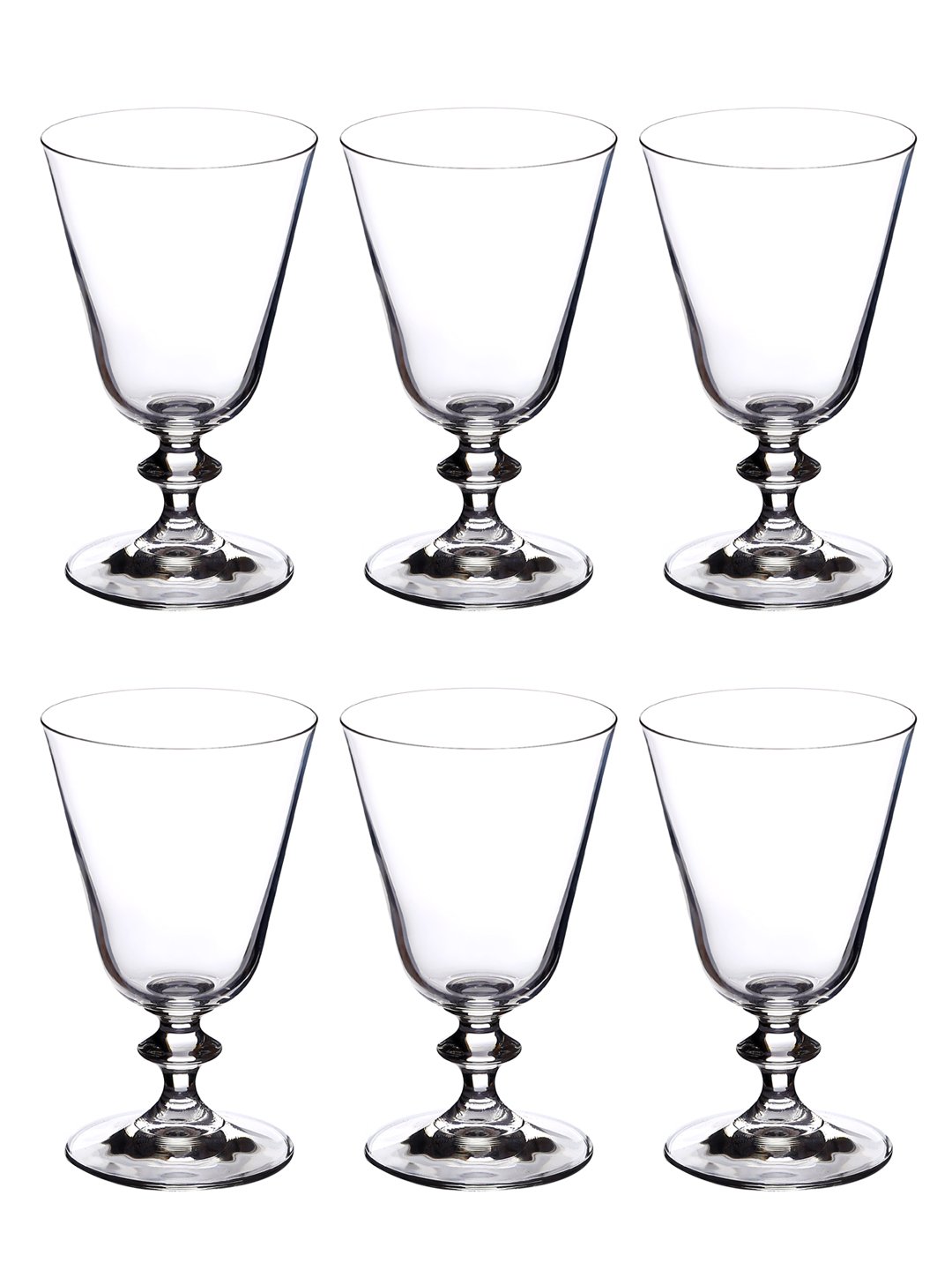Bohemia Crystal Bella Cocktail Glass 350 ML set of 6 pcs , Transparent , Non - lead Crystal | Cocktail Glass