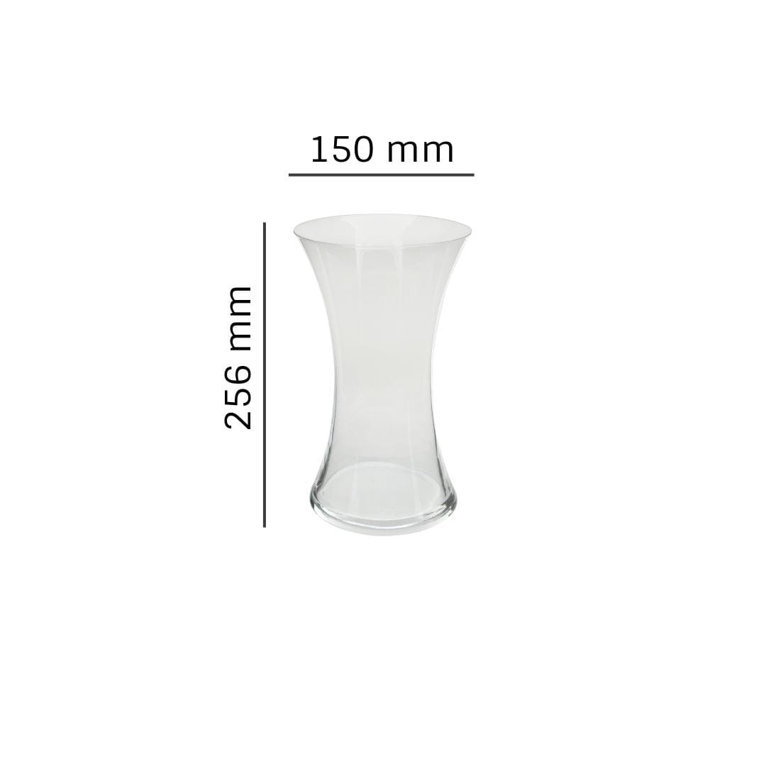 Bohemia Crystal Vase, Height: 255 MM, Set of 1 pc, Transparent, Non Lead Crystal | Vase