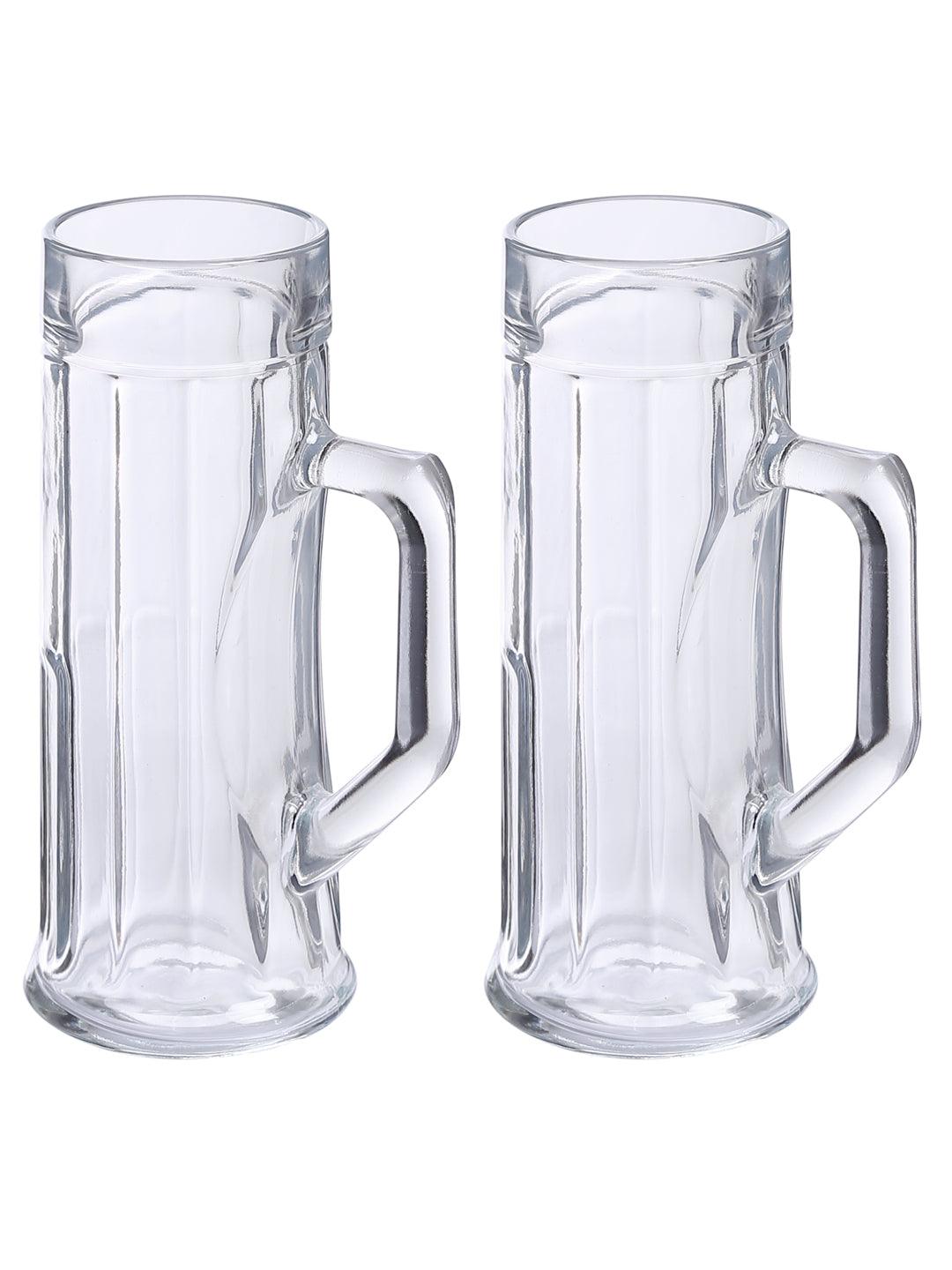 Oberglas Premium Ribbed Beer Mug 330 ML Set of 2pcs | Beer Mug