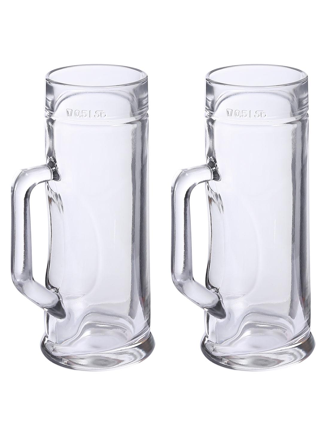 Oberglas Premium Plain Beer Mug 550 ML Set of 2 pcs | Beer Mug