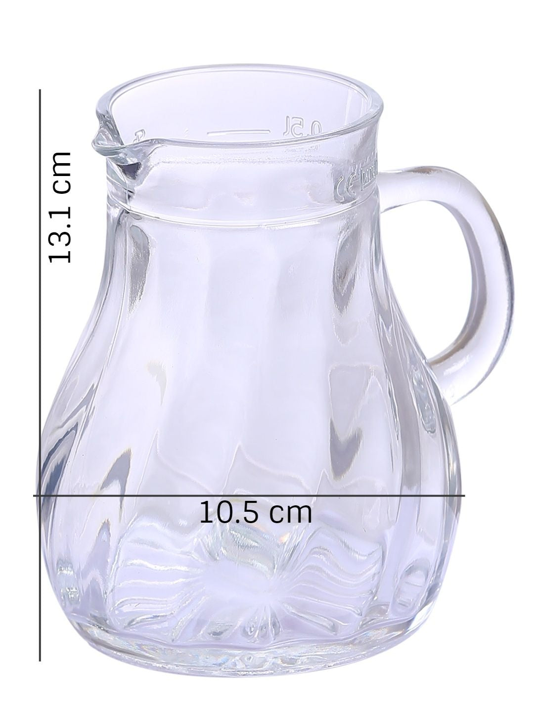 Crystal Salzburg Glass Jug Set - Set of 2
