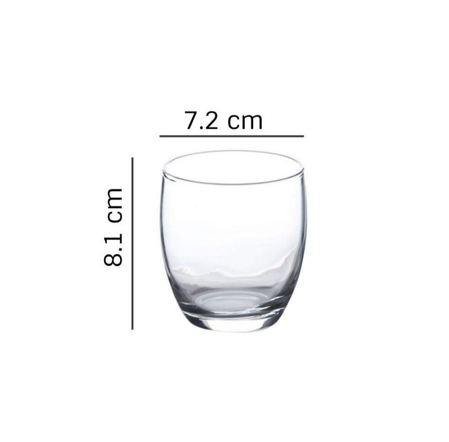 Uniglass, Anika Dessert Glass Set, 250ml, Set of 6pcs, Transparent | Dessert Glass