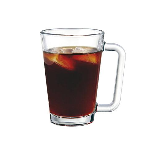 Uniglass Angeles Glass Coffee Mug Set, 260ml, Set of 6, Clear | Coffee Mug