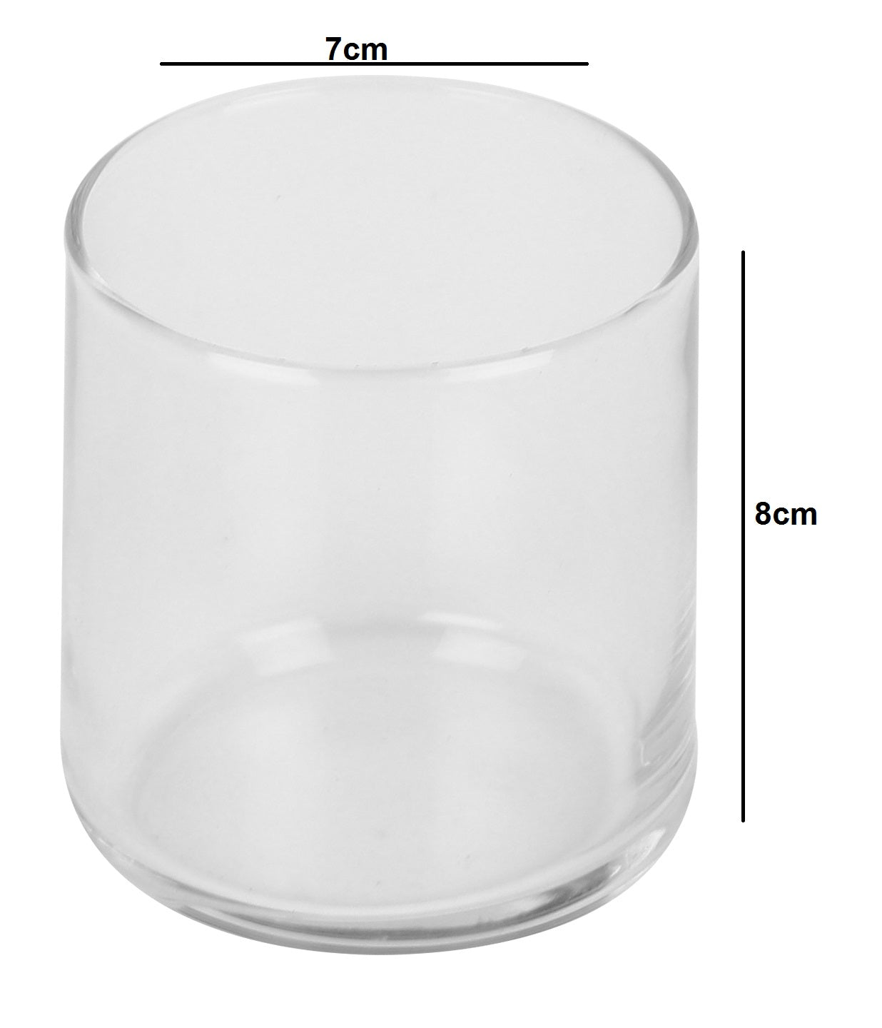 Dimensions of Sleek Juice Glasses - Enhance your drink presentation.