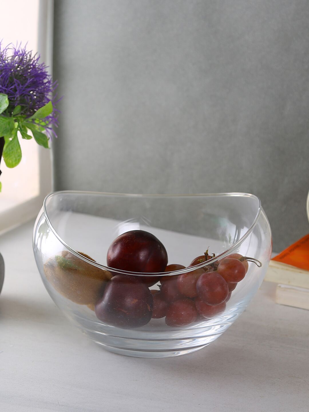 Bohemia Crystal Gandola Bowl Glass Set, 235ml, Set of 1pcs, Transparent, Non Lead Crystal Glass | Bowl