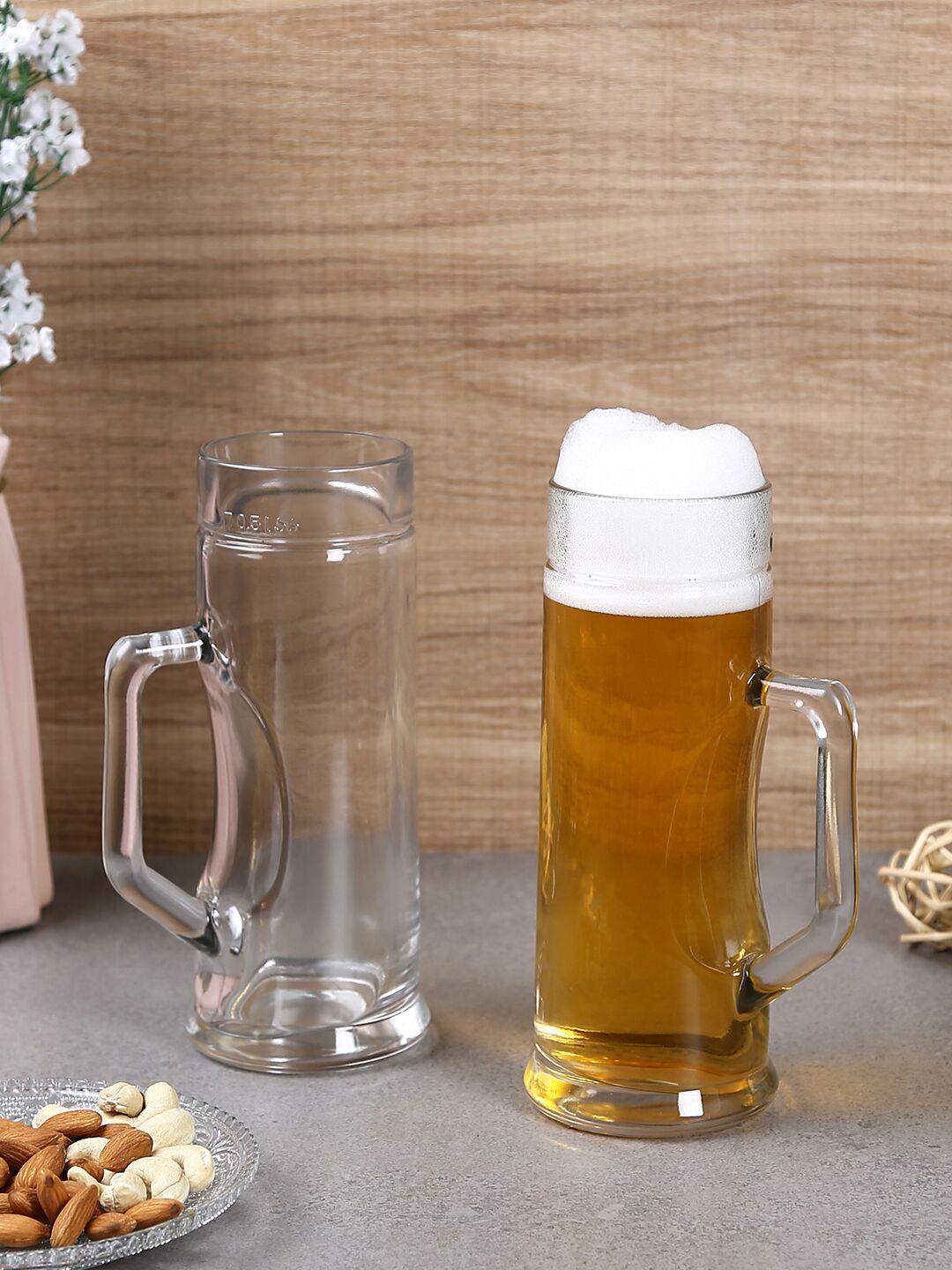 Oberglas Premium Plain Beer Mug 550 ML Set of 2 pcs | Beer Mug