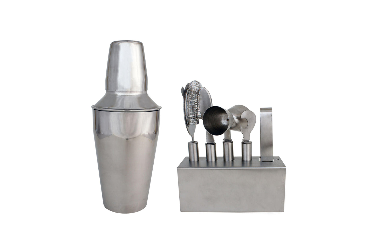 Complete Ideal Bar Set with cocktail shaker and tools