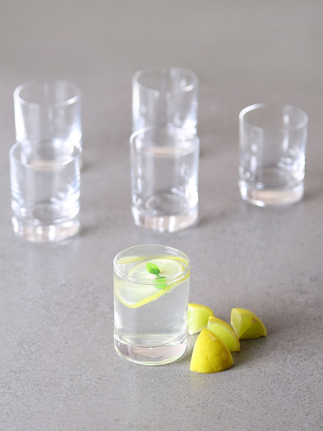 Bohemia Crystal Barline Shot Glass Set, 60 ML, Set of 6 pcs | Shot Glass