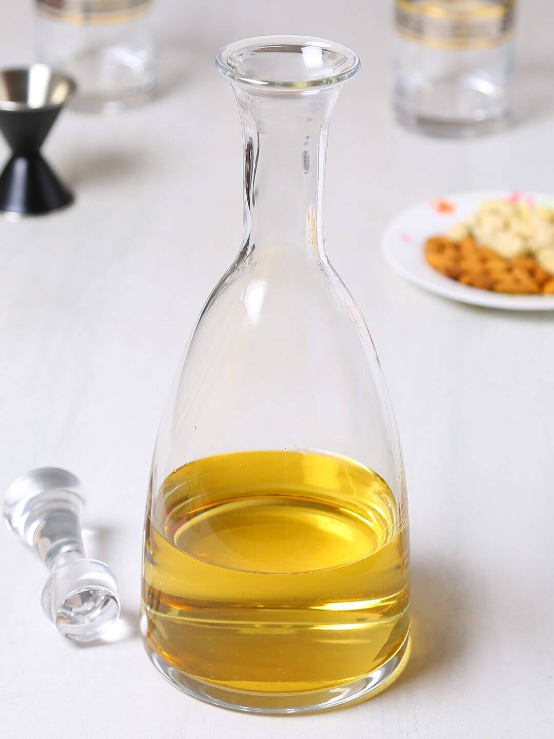 Bohemia Crystal Bar Decanter Set, 1000ml, Set of 1pcs, Transparent, Non Lead Crystal Glass | Decanter