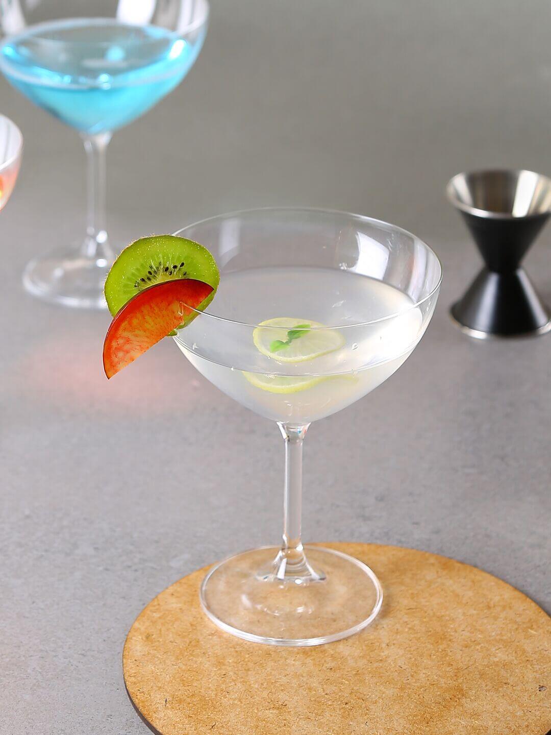 Bohemia Crystal Bar Margarita Glass Set, 400ml, Set of 6pcs, Transparent, Non Lead Crystal Glass | Margarita Glass