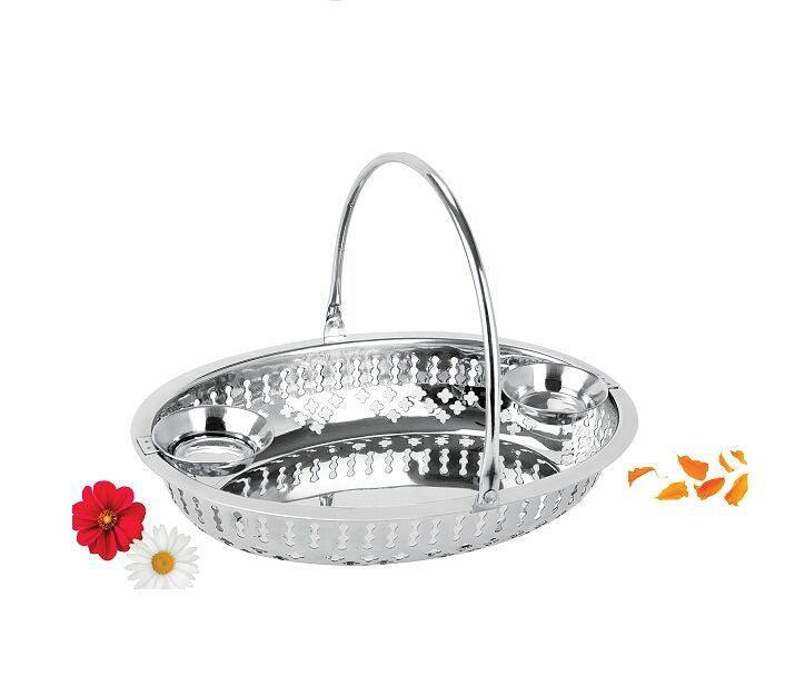 Smartserve Cordial Pooja Basket Set Of 1Pcs | Pooja Basket