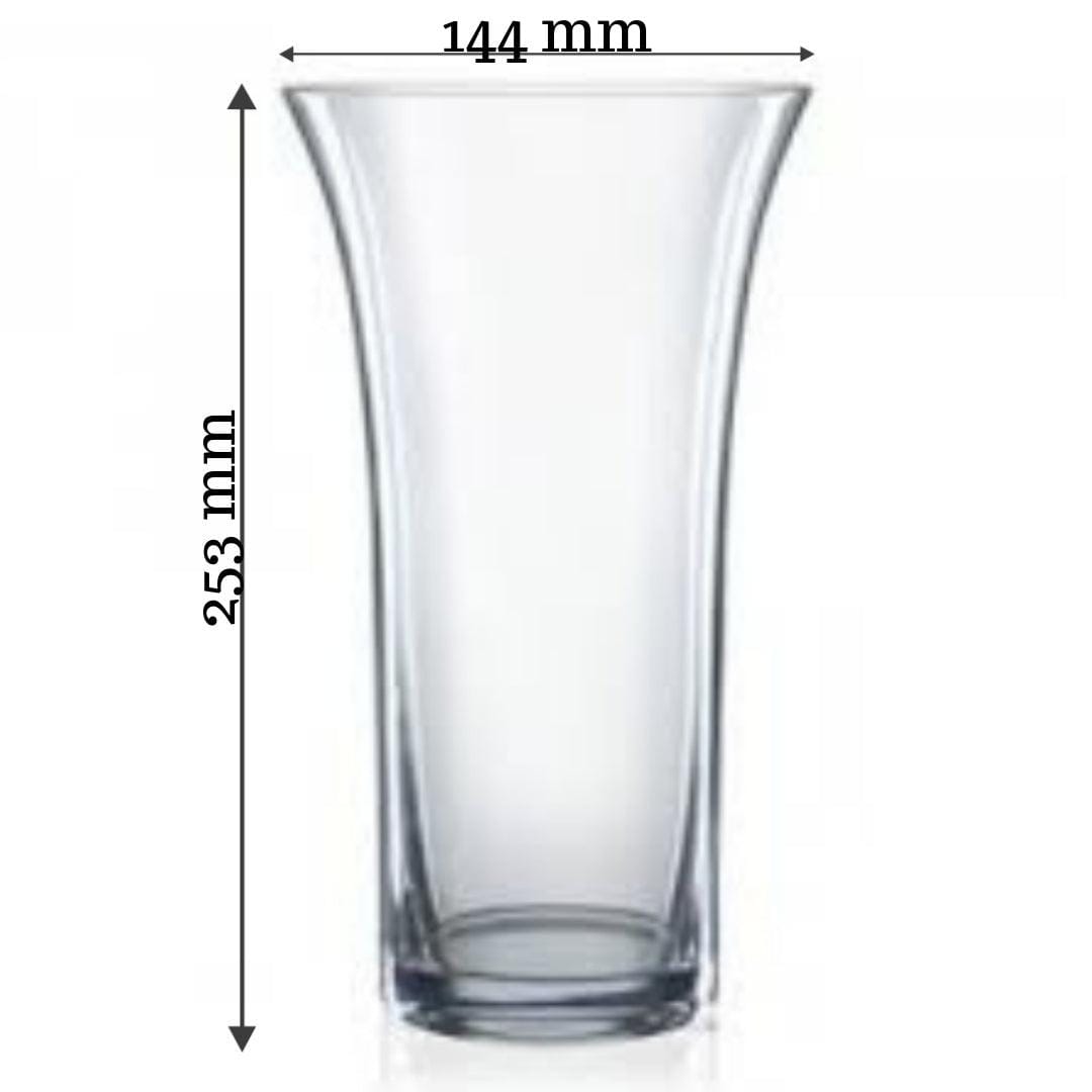 Glass Vase - Bohemia Crystal Height 255 MM Set of 1 pcs | Vase