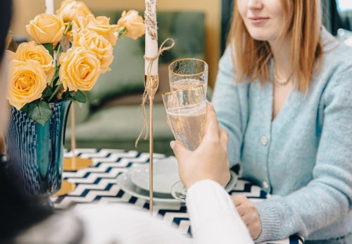 Ribbed Glassware Provides Visual Interest in Modern Entertaining Spaces