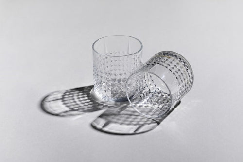 Fluted and Hammered Glass Add Depth to Everyday Drinkware