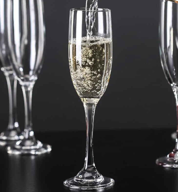 Luxurious champagne glass perfect for celebrations