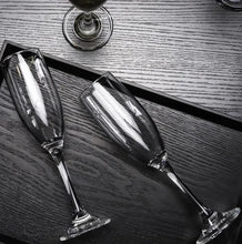 Load image into Gallery viewer, Smartserve Crystal Premium Champagne Flute Glass Set, 170ml, Set of 6