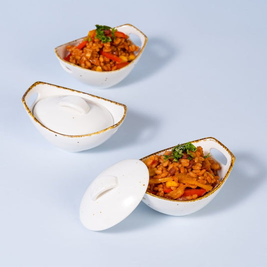 Smartserve Rena Amalfi – Concave Serving Bowl Set of 3 pcs