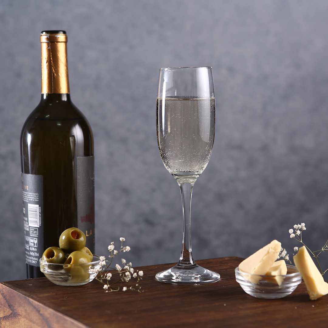 Elegant champagne glass designed for sophisticated celebrations