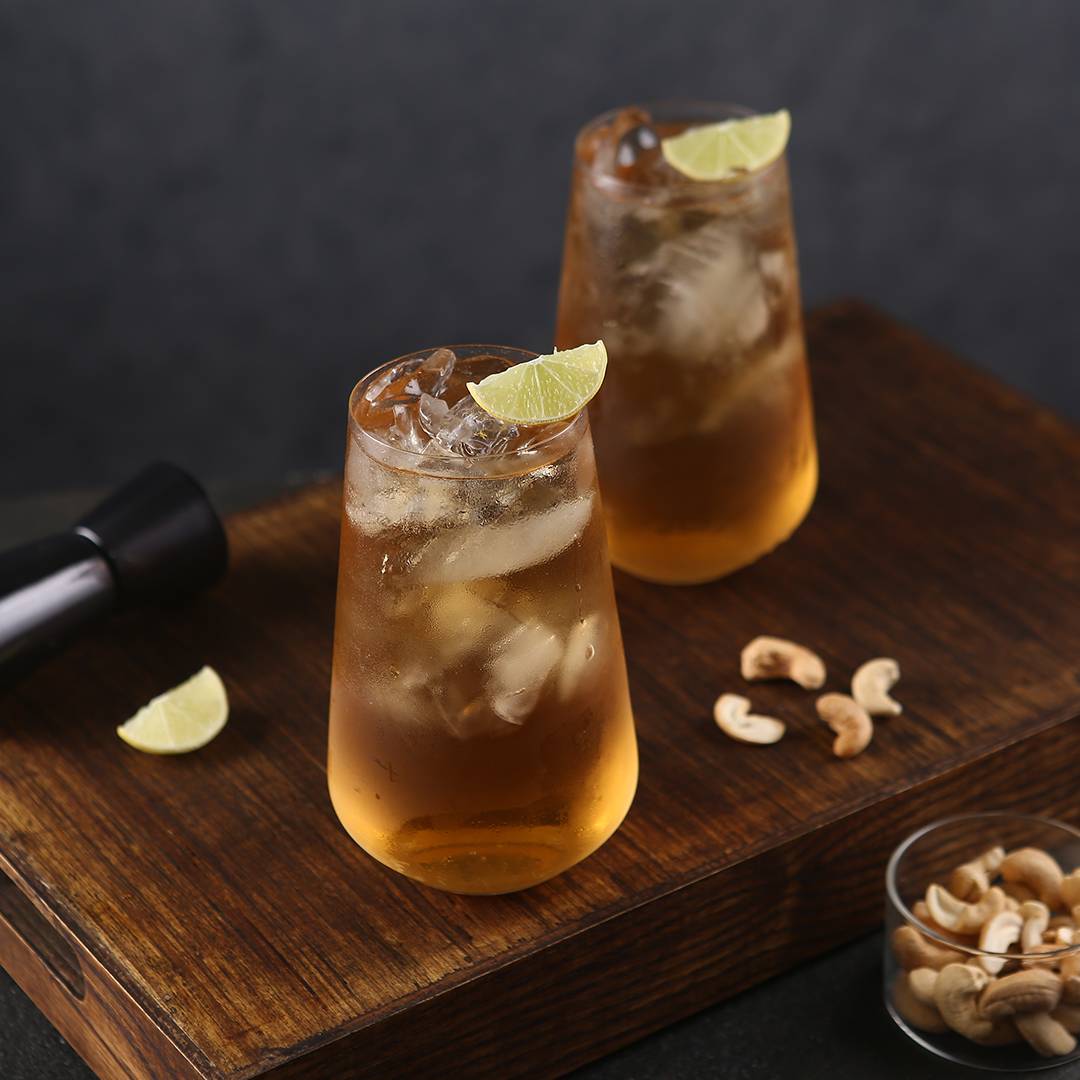 Bohemia Crystal Sandra Tall Cocktail Glasses 440 ml – Set of 6 | Lead-Free Czech Crystal Tumblers | Elegant Glassware for Cocktails, Whiskey, Bourbon, Scotch & Mixed Drinks | Dishwasher Safe