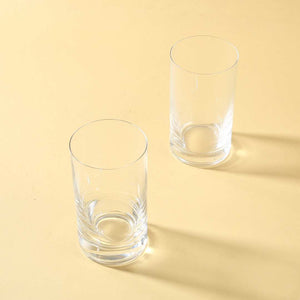 Smartserve Tall Barline Water/Juice/Cocktail/Mocktail Glass Set (275ml, Transparent) Set of 6
