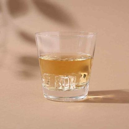 High-quality lead-free crystal whiskey glass with frosted finish