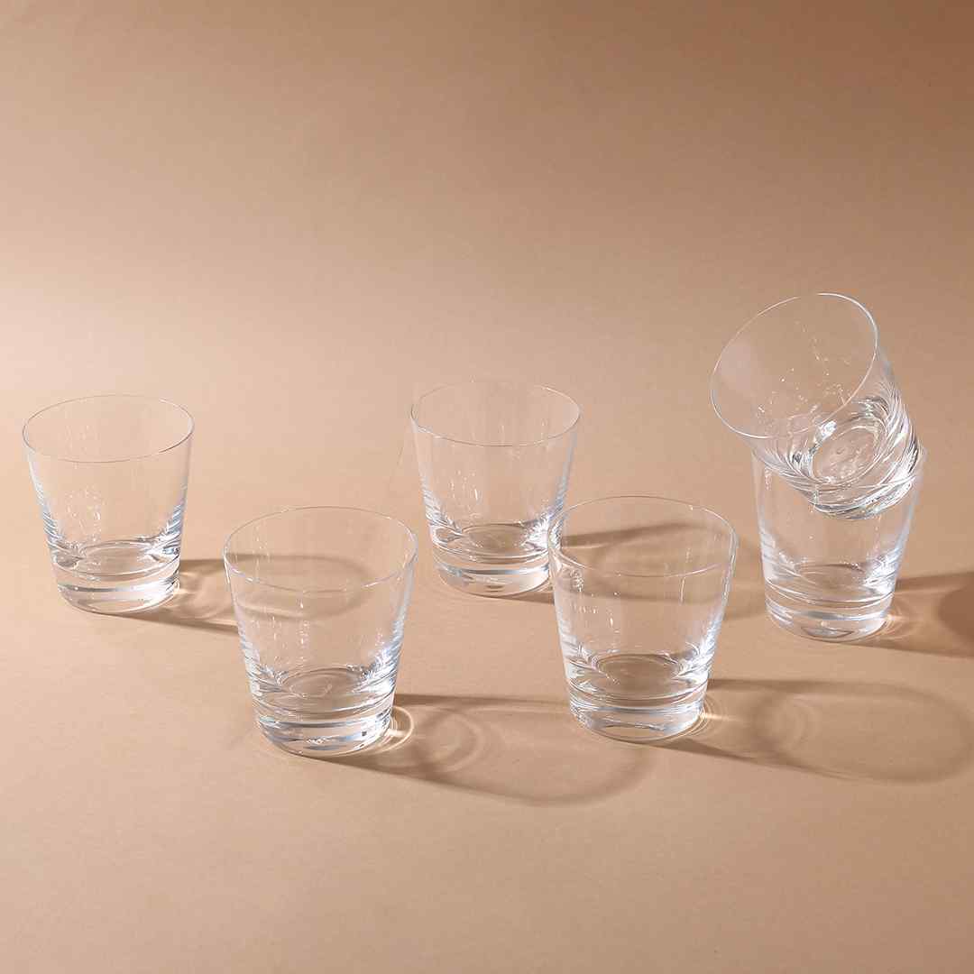 Modern whiskey glasses perfect for fine spirits