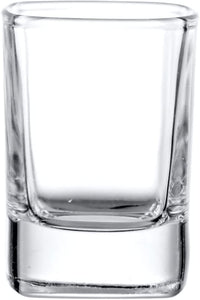 Smartserve Vodka/Tequila Square Shot Glass Set of 6, 75ml, Gift Box