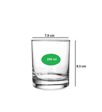 Load image into Gallery viewer, Smartserve Crystal Whiskey Glass Set of 6, 300ml, Gift Box