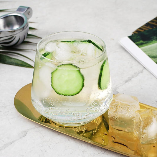 Majesty Crystal Whiskey Glass presented elegantly on a home bar.