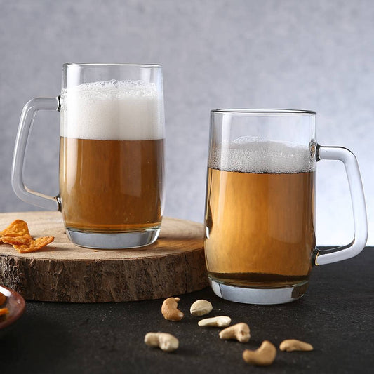 Durable Beer Mug - Crafted from premium-quality glass for lasting use.
