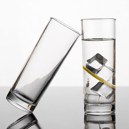 smart "serve" Classico High Ball Tall & Thin Glass 310 ml Set of 6 | Premium Transparent Lead Free Glass | Crystal Drinking Glasses for Cocktails, Juice & Water | Luxury Barware Glass Set