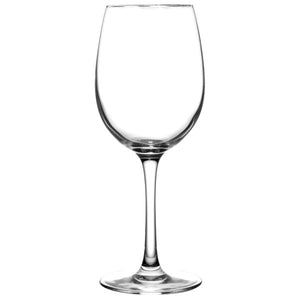 Smartserve Red/White Crystal Wine Glass Set of 6, 350ml, Gift Set