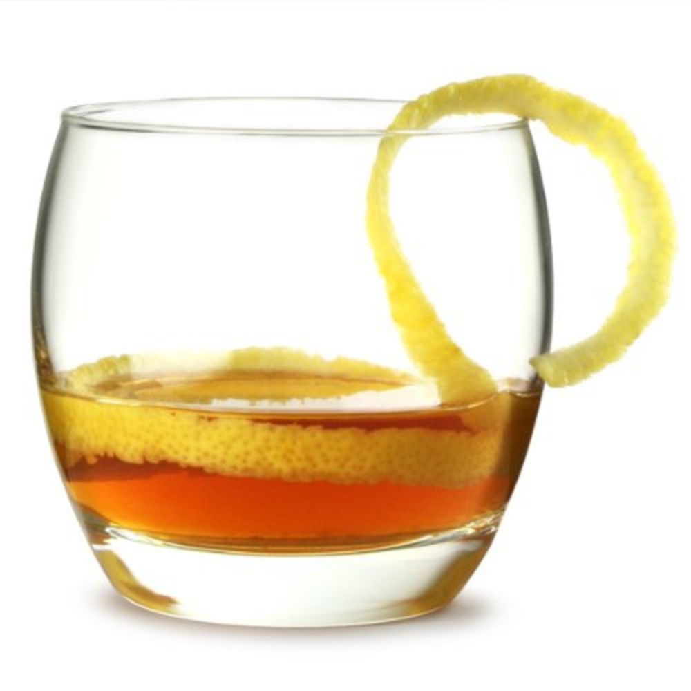 Smartserve Round Crystal Whiskey Glass Lead Free 320 ml Set of 6 Bar Glass for Drinking Bourbon, Whisky, Scotch, Cocktails, Cognac- Old Fashioned Liquor, Wine, Cocktail Drinks