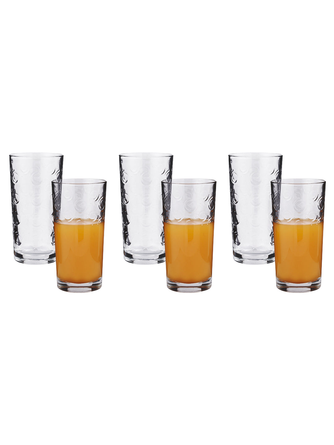Tall Spiral Beverage Glass - Set Of 6
