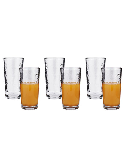 Tall Spiral Beverage Glass - Set Of 6