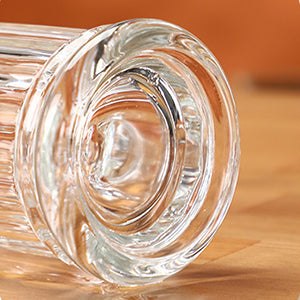 Smartserve Crystal Muscle Beer Mug Set of 6 | 600ml Heavy Clear Glass Beer Mugs | Premium Lead-Free Crystal Barware | Freezer Safe Thick Handle Large Beer Glass Set for Home, Bar & Parties