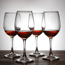 Load image into Gallery viewer, Smartserve Red/White Crystal Wine Glass Set of 6, 350ml, Gift Set