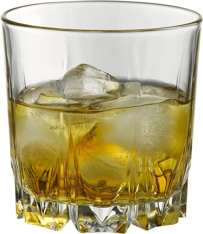 Close-up of Whiskey Glass showcasing its sleek design