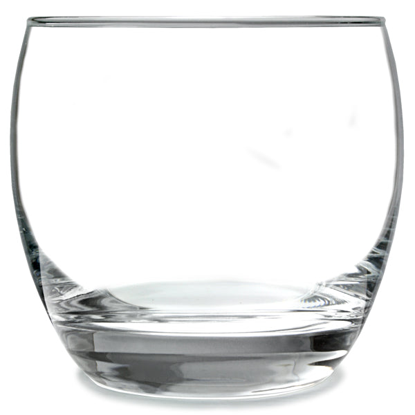Smartserve Round Crystal Whiskey Glass Lead Free 320 ml Set of 6 Bar Glass for Drinking Bourbon, Whisky, Scotch, Cocktails, Cognac- Old Fashioned Liquor, Wine, Cocktail Drinks