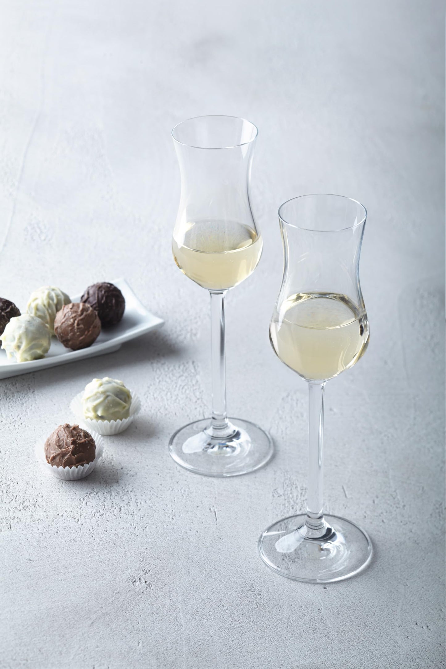 SmartServe 100ml Stemmed Sherry Glasses Set of 6 | Lead-Free Snifter Glasses for Whiskey, Scotch, Grappa, Cognac, Liqueurs, Dessert Wines & Spirits | Premium Antique Style Gift