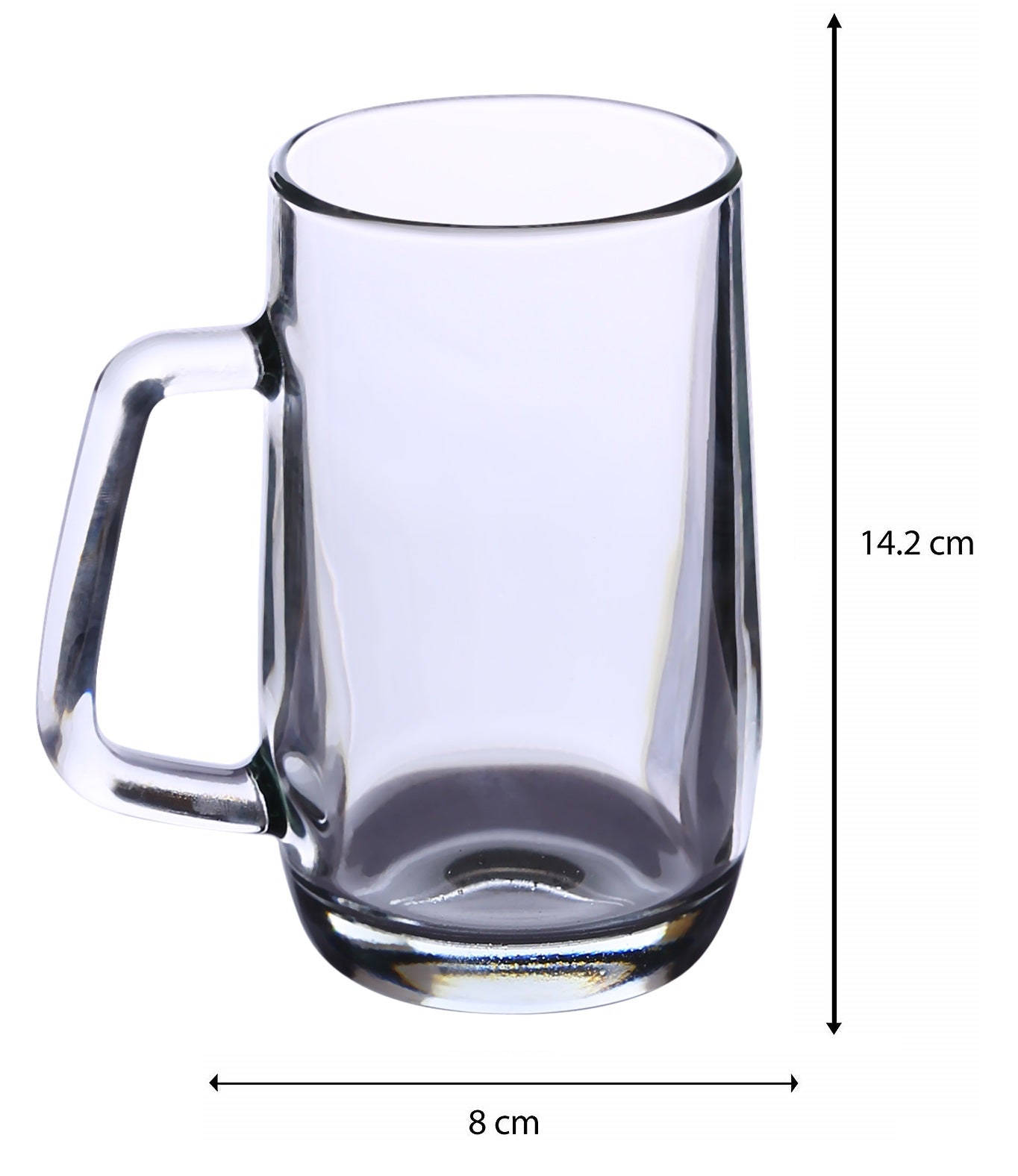 Dimensions of a Classic Glassware - Ideal for beer enthusiasts and juice lovers.