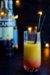 Smartserve Kouros Bar Imported Highball Tall Cocktail/Beer/Juice/Mocktail/Vodka/Whiskey/Coffee Glass Set, 360ml, Set of 2