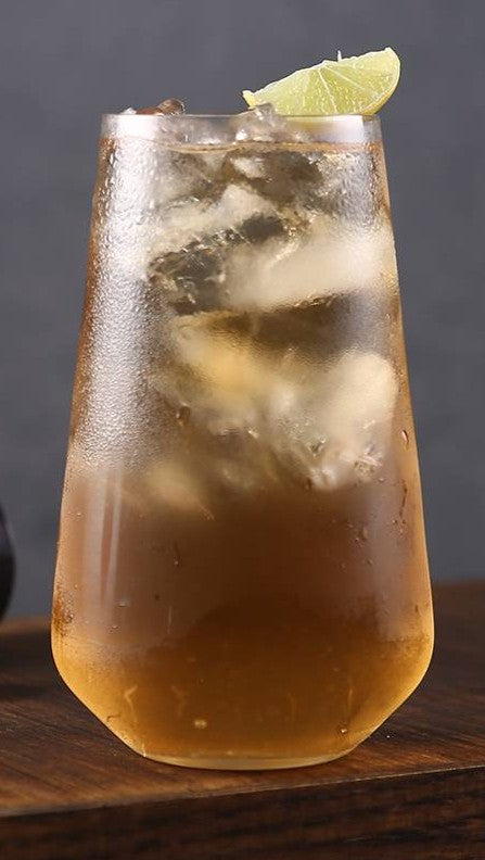 Bohemia Crystal Sandra Tall Cocktail Glasses 440 ml – Set of 6 | Lead-Free Czech Crystal Tumblers | Elegant Glassware for Cocktails, Whiskey, Bourbon, Scotch & Mixed Drinks | Dishwasher Safe