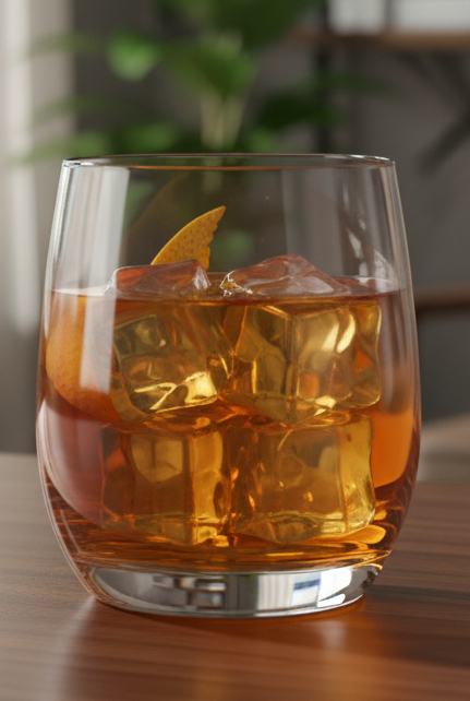 smart "serve" Oval Whiskey Glasses Set of 6 – 350ml Crystal Clear Tumblers for Whisky, Bourbon, Scotch, Cocktails & Drinks | Thick Durable Bar Glass Set for Home, Bar & Gifting