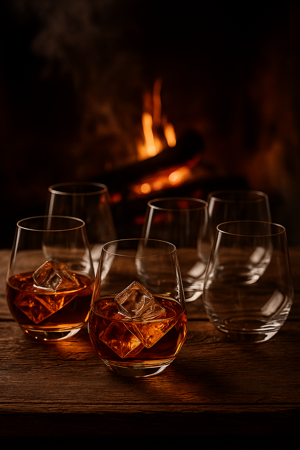 Bohemia Crystal Grus Whiskey Glass Lead Free 350 ml Set of 6