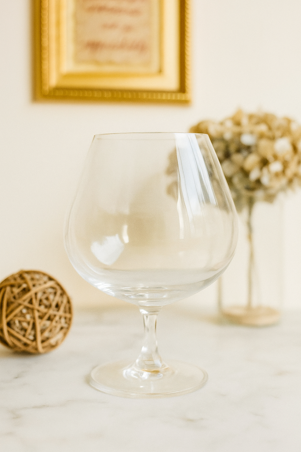 smart "serve" Crystal Brandy Whiskey Glasses 650 ml Set of 6 | Large Premium Cognac, Scotch, Bourbon & Cocktail Tumblers | Elegant Crystal Barware for Home, Parties, Bars & Gifting | Imported