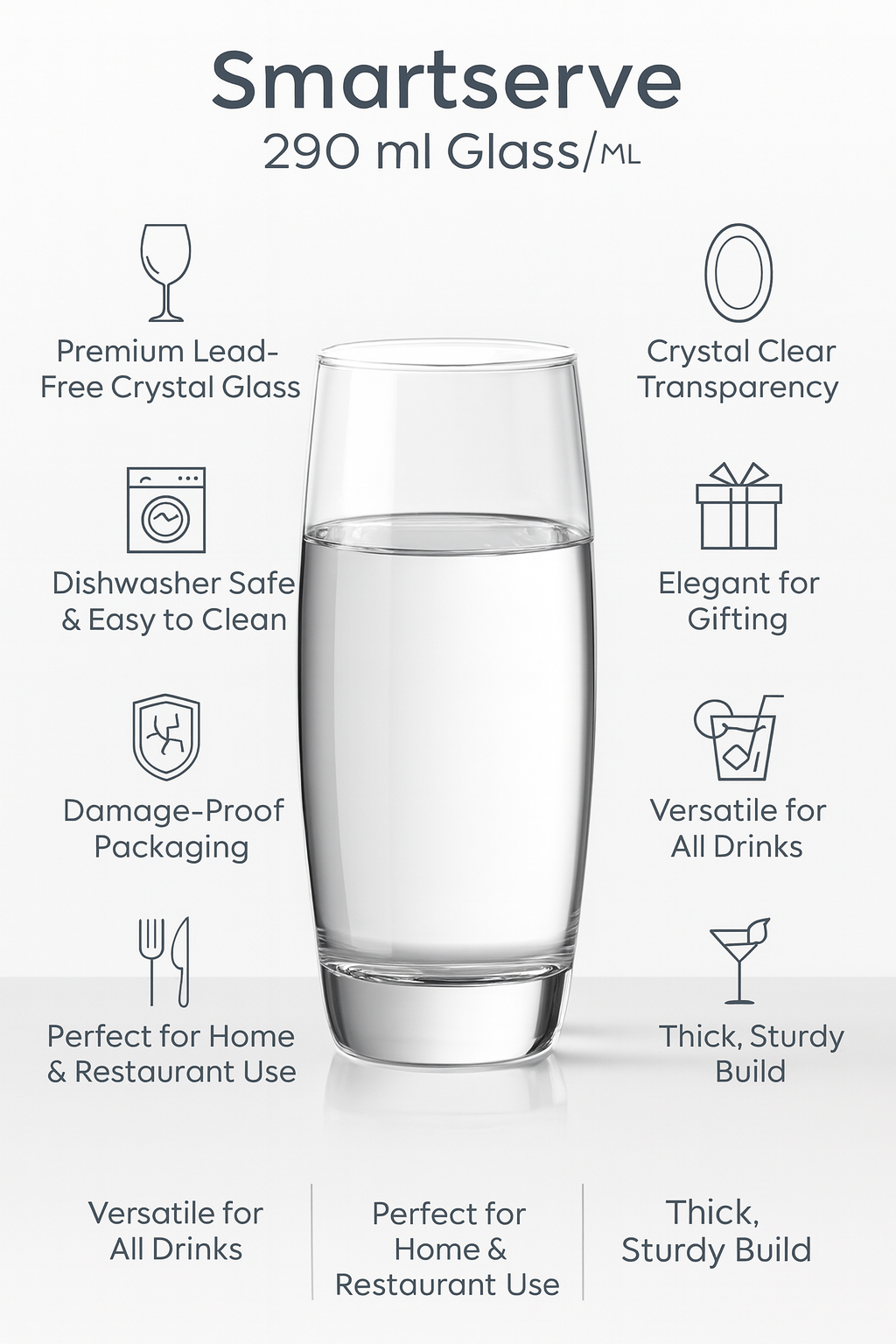 Refresh Highball Glass - Set Of 6