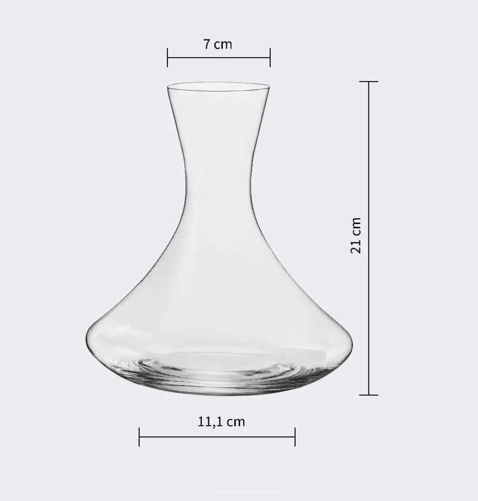 Dimension of the beverage decanter.