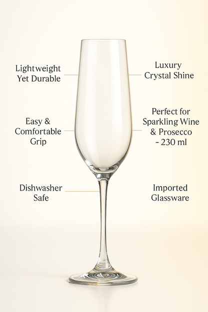 JoyFlute Champagne Glass - Set Of 6