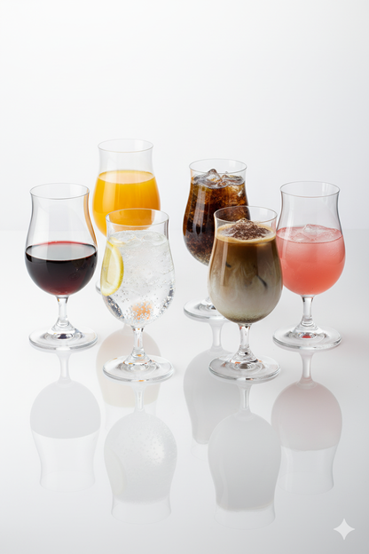 Bohemia Crystal Whiskey Taster Lead Free 190 ml Set of 6 Made in Czech Republic | Classic Tasting Glass and Nosing Copitas | Crystal Snifters Gift Sniffers for Sipping Neat Liquor | Elegant Desing